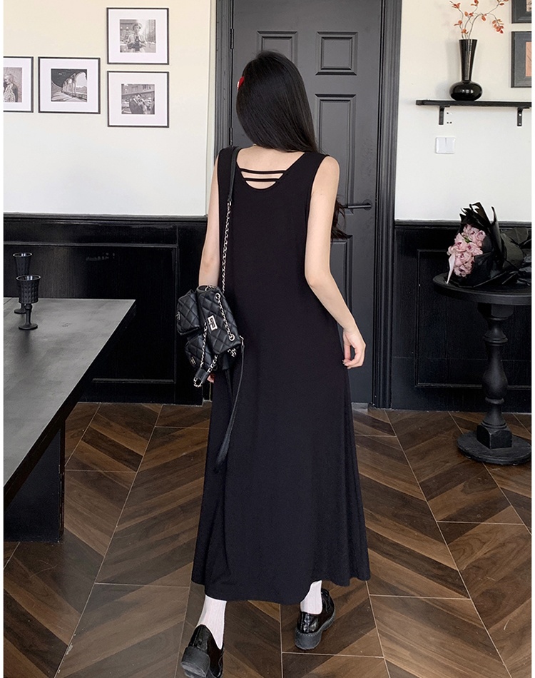 All-match vest slim dress