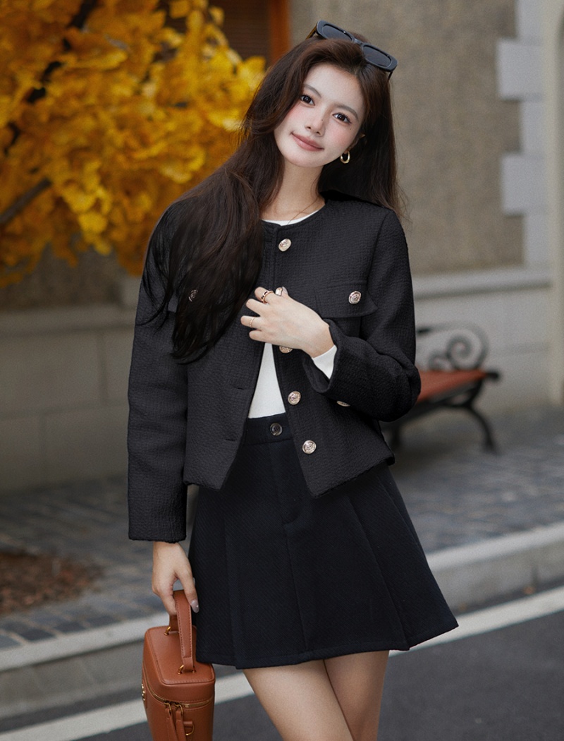 Autumn and winter ladies cardigan temperament coat