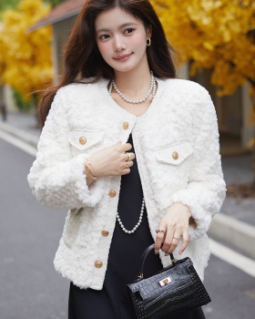 Autumn and winter thick tops chanelstyle elmo down coat