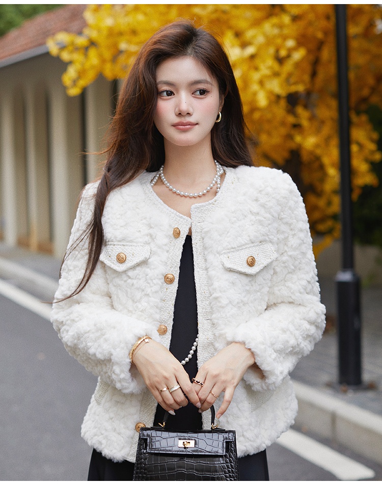 Autumn and winter thick tops chanelstyle elmo down coat