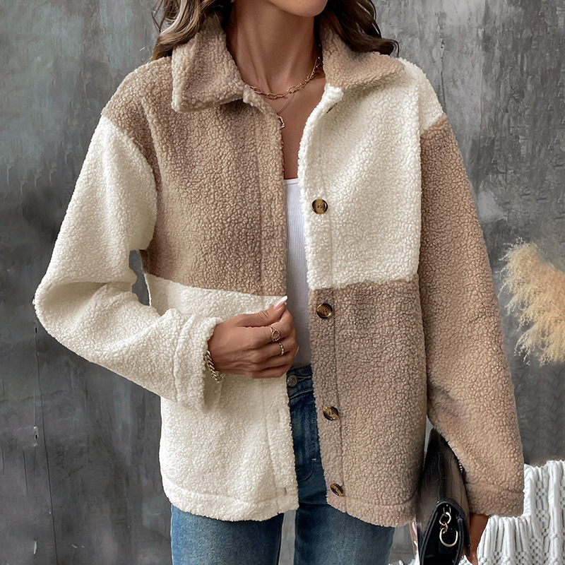 European style Casual autumn and winter thick coat