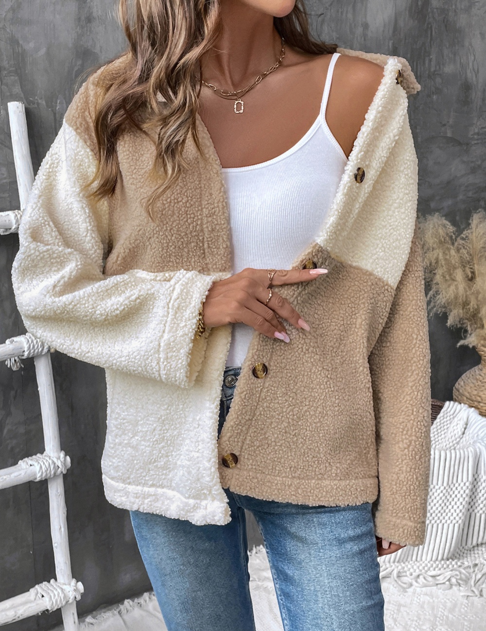 European style Casual autumn and winter thick coat