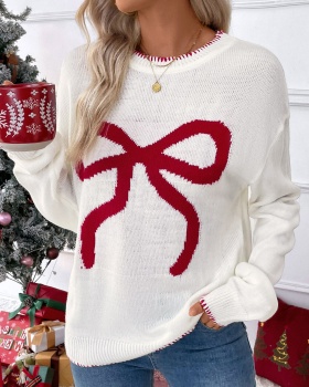 Autumn and winter round neck fashion loose sweater