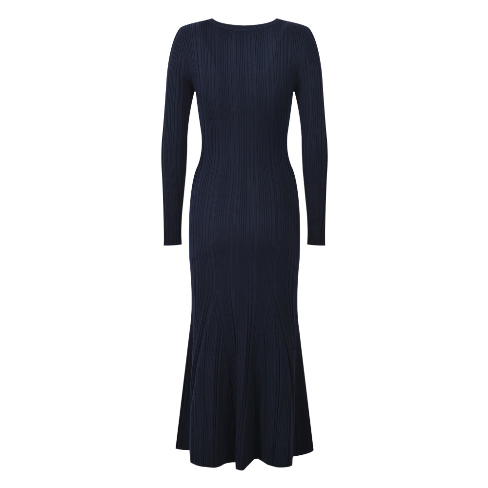 Autumn and winter slim long dress elegant ladies dress