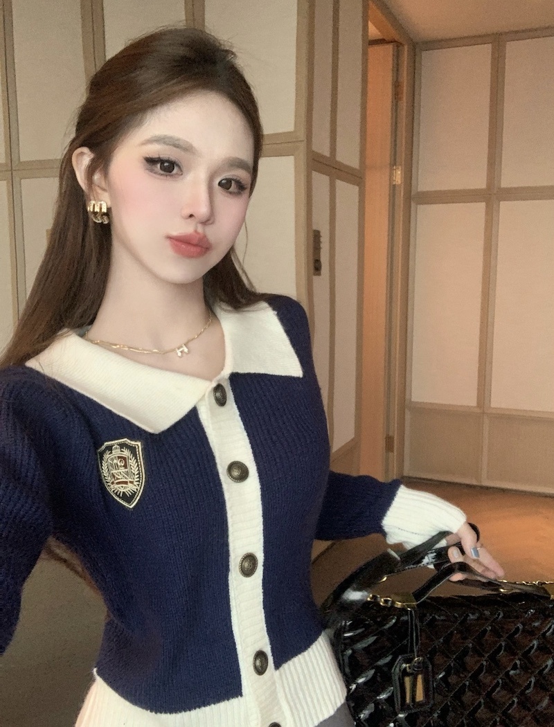 Lazy pullover tops Japanese style sweater for women