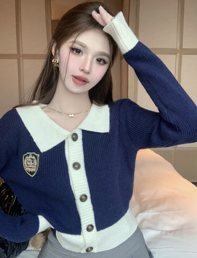 Lazy pullover tops Japanese style sweater for women