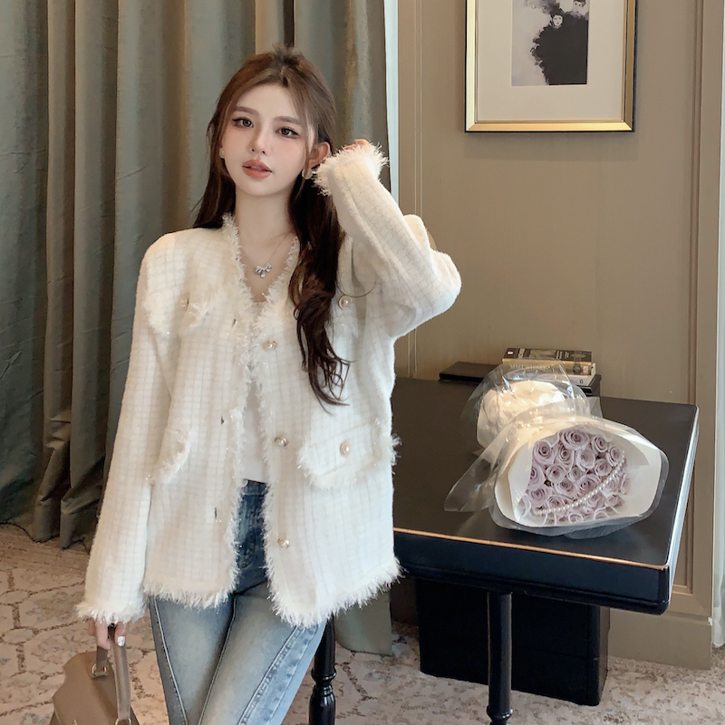 France style autumn coat temperament retro tops