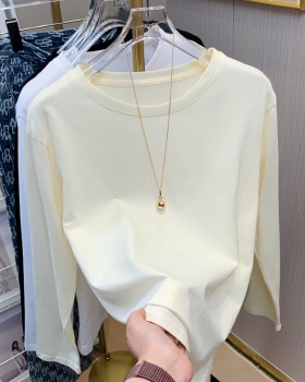 Korean style T-shirt bottoming shirt for women