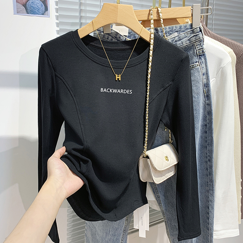 Autumn and winter tops bottoming shirt for women