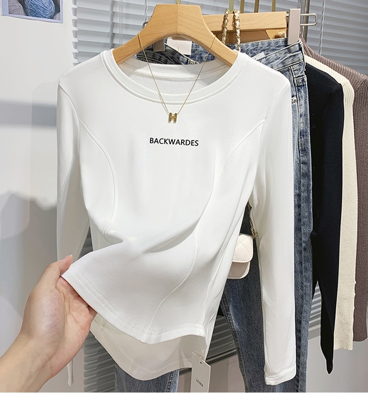 Autumn and winter tops bottoming shirt for women