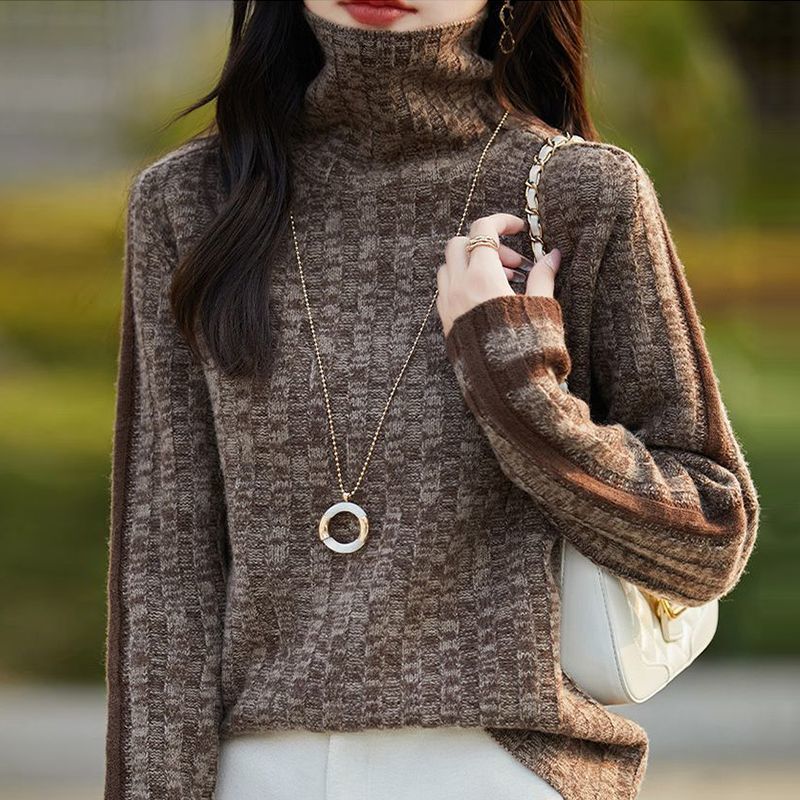 Knitted tops autumn and winter sweater for women