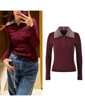 Knitted autumn and winter fashion elegant bottoming shirt