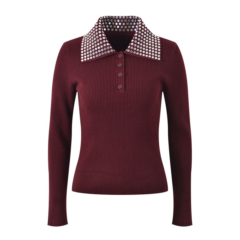 Knitted autumn and winter fashion elegant bottoming shirt