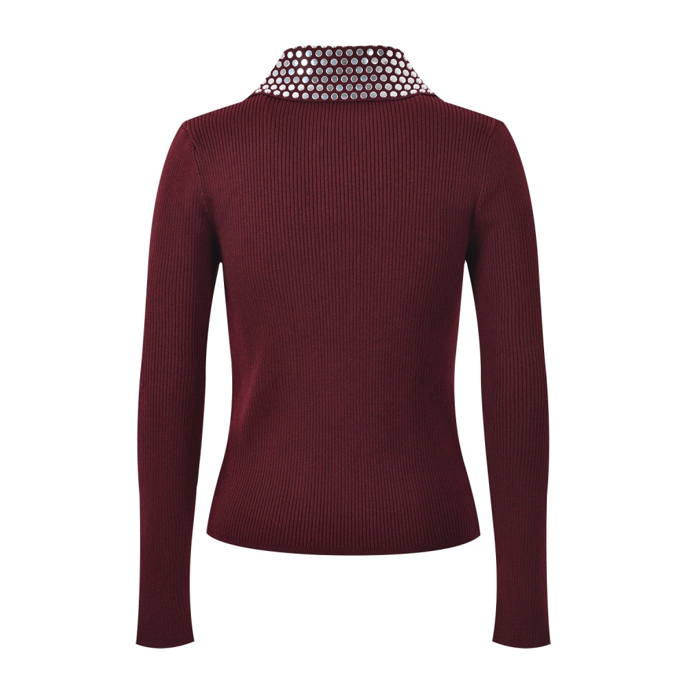 Knitted autumn and winter fashion elegant bottoming shirt