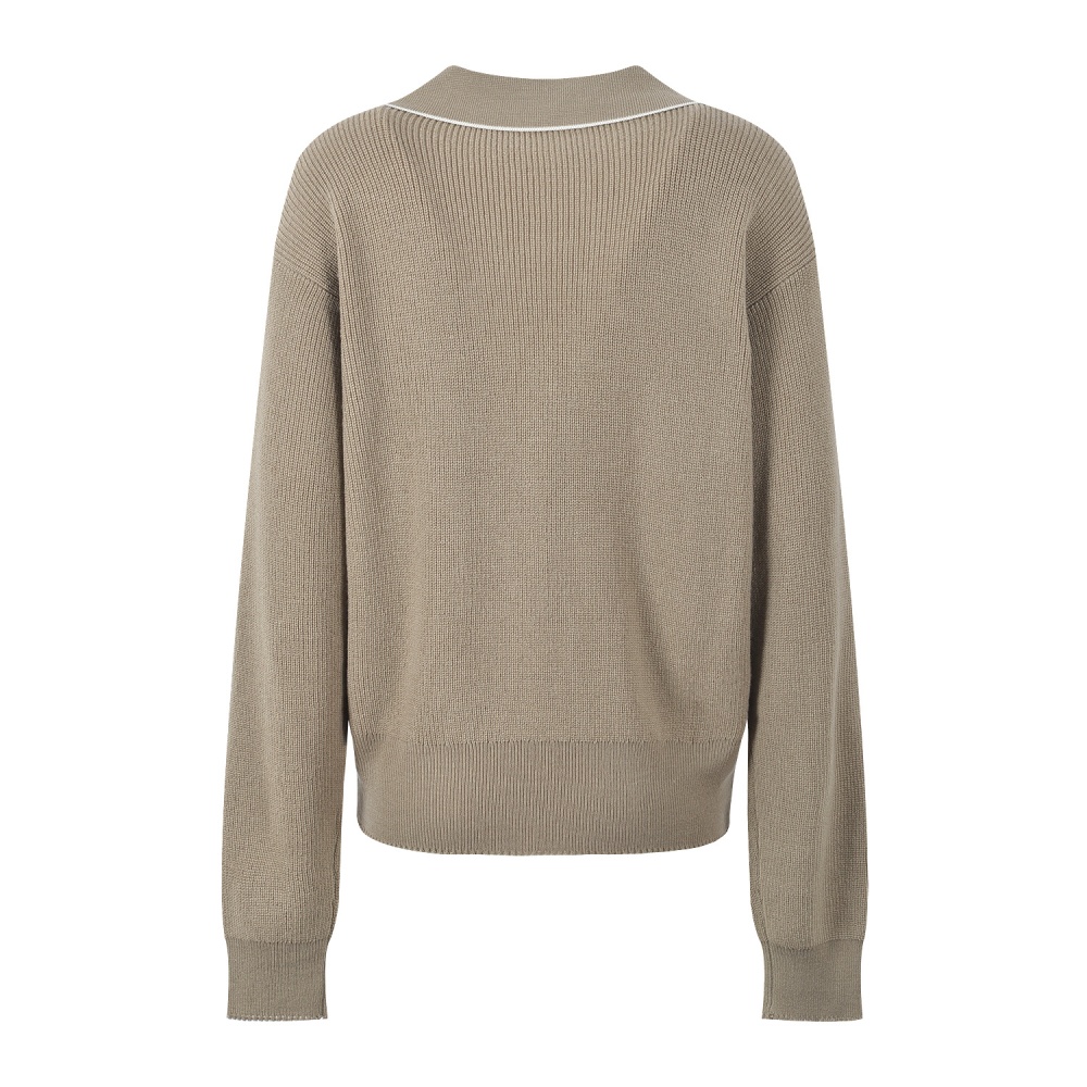 Commuting autumn simple mixed colors short sweater for women