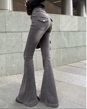 Classic jeans high waist pants for women