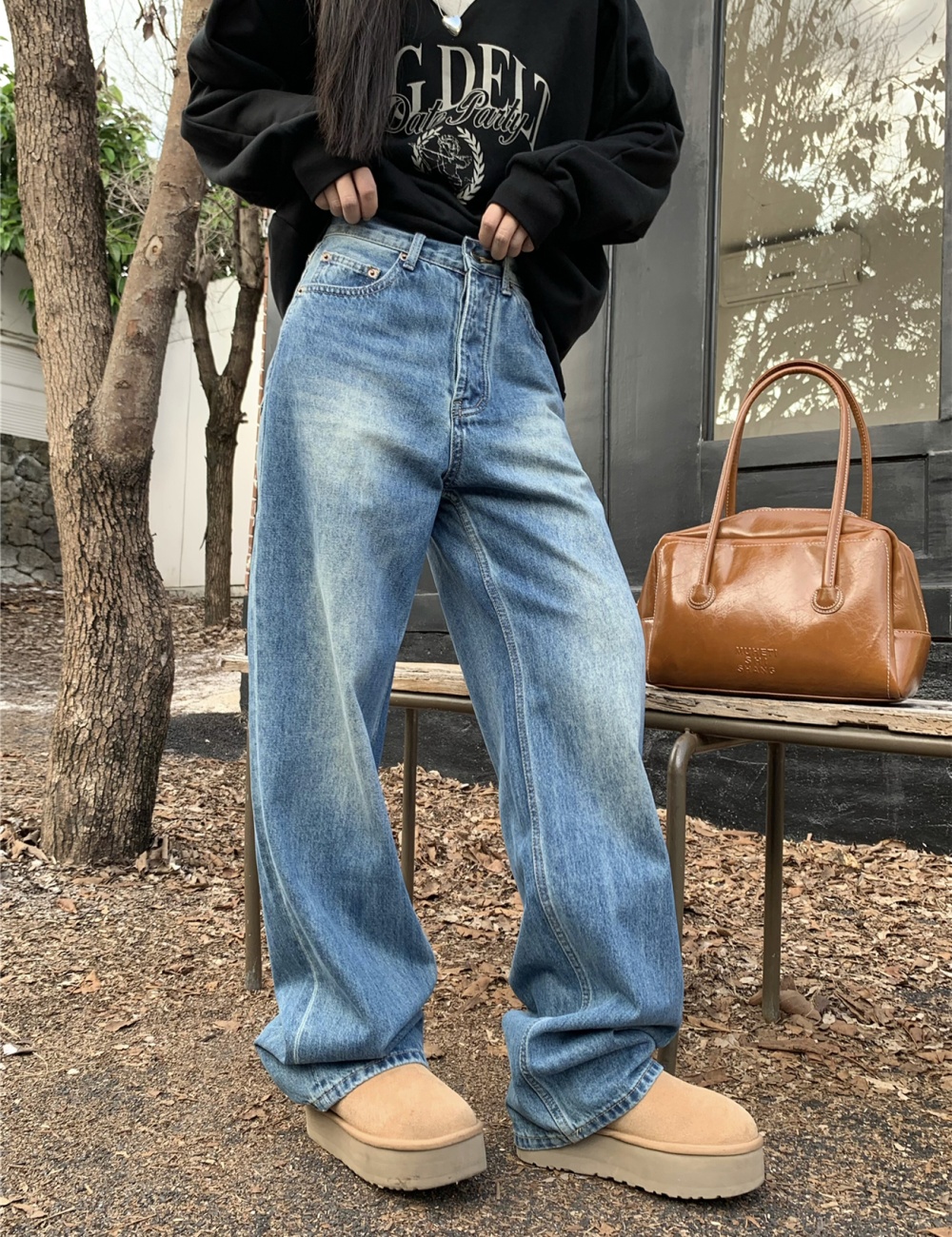 Loose all-match jeans