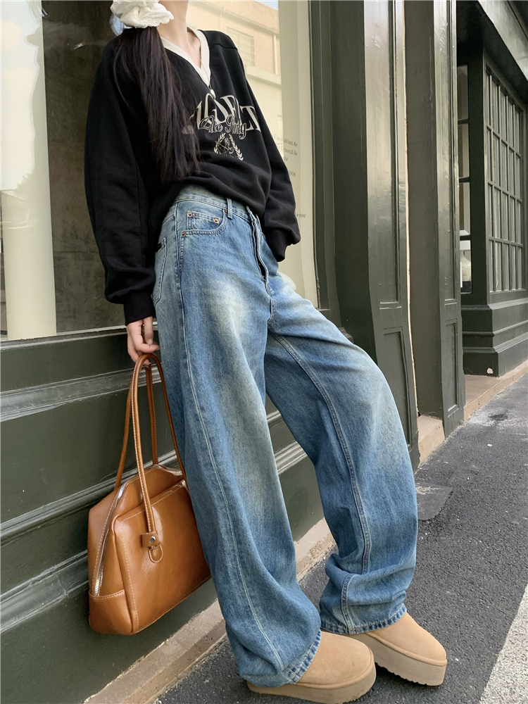 Loose all-match jeans