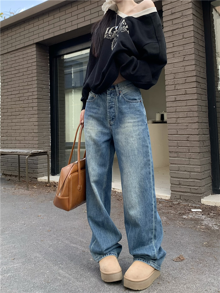 Loose all-match jeans