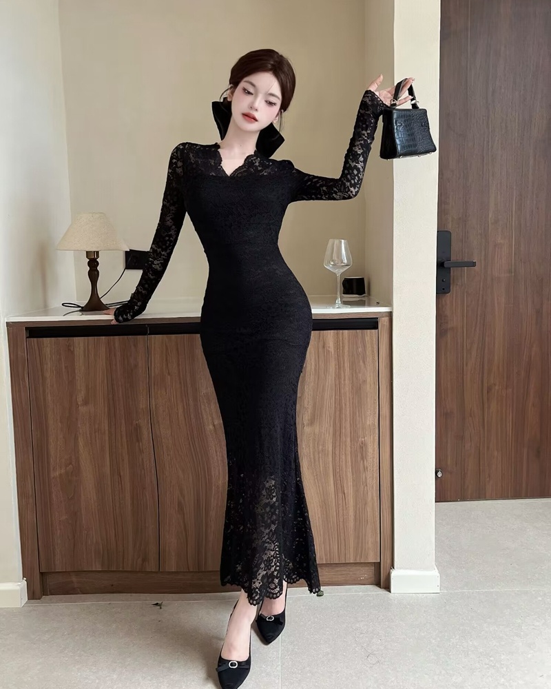 Package hip sexy dress temperament long dress for women