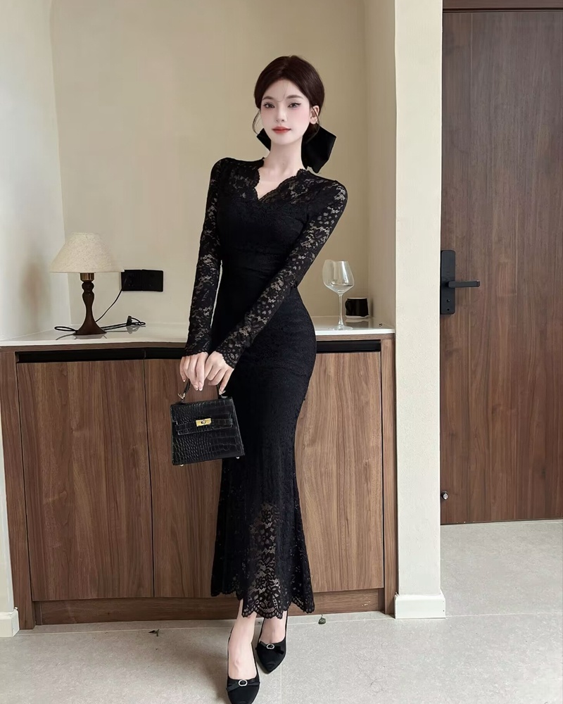 Package hip sexy dress temperament long dress for women