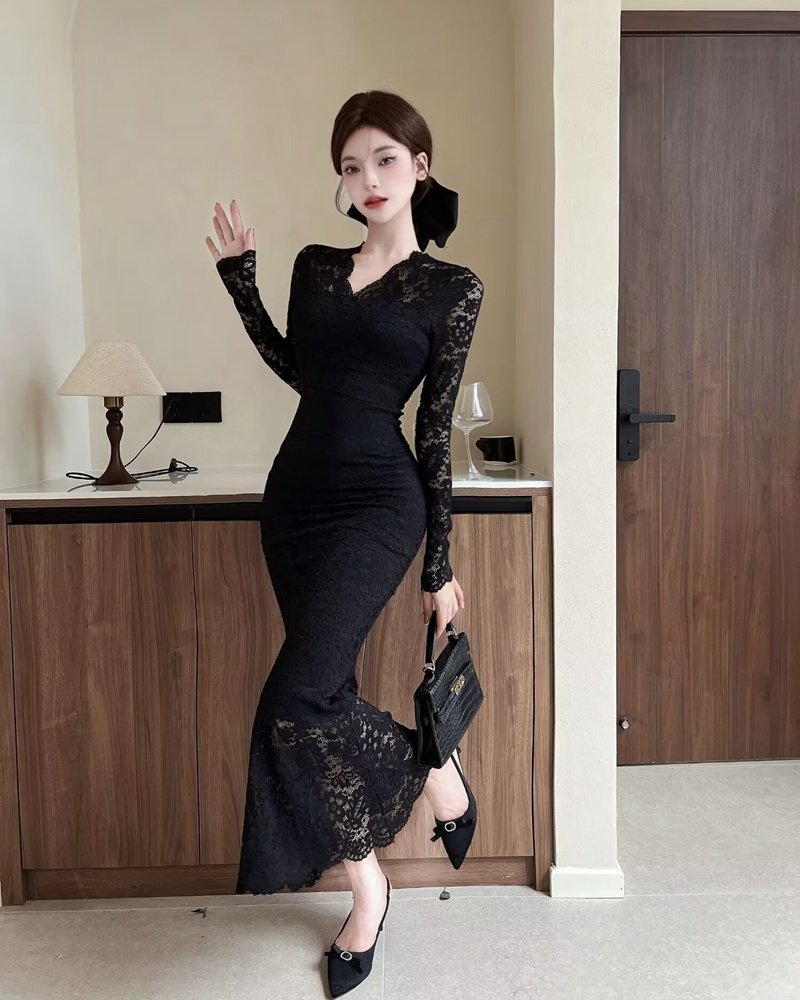 Package hip sexy dress temperament long dress for women