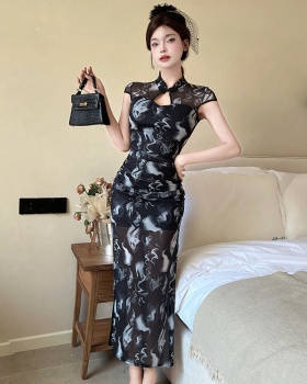 Ladies slim Chinese style dress temperament sexy cheongsam