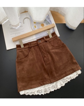 High waist short skirt A-line skirt for women