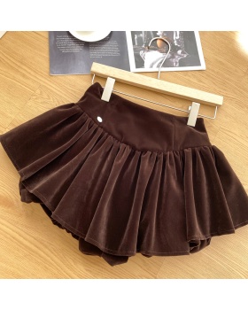 Winter skirt A-line short skirt for women