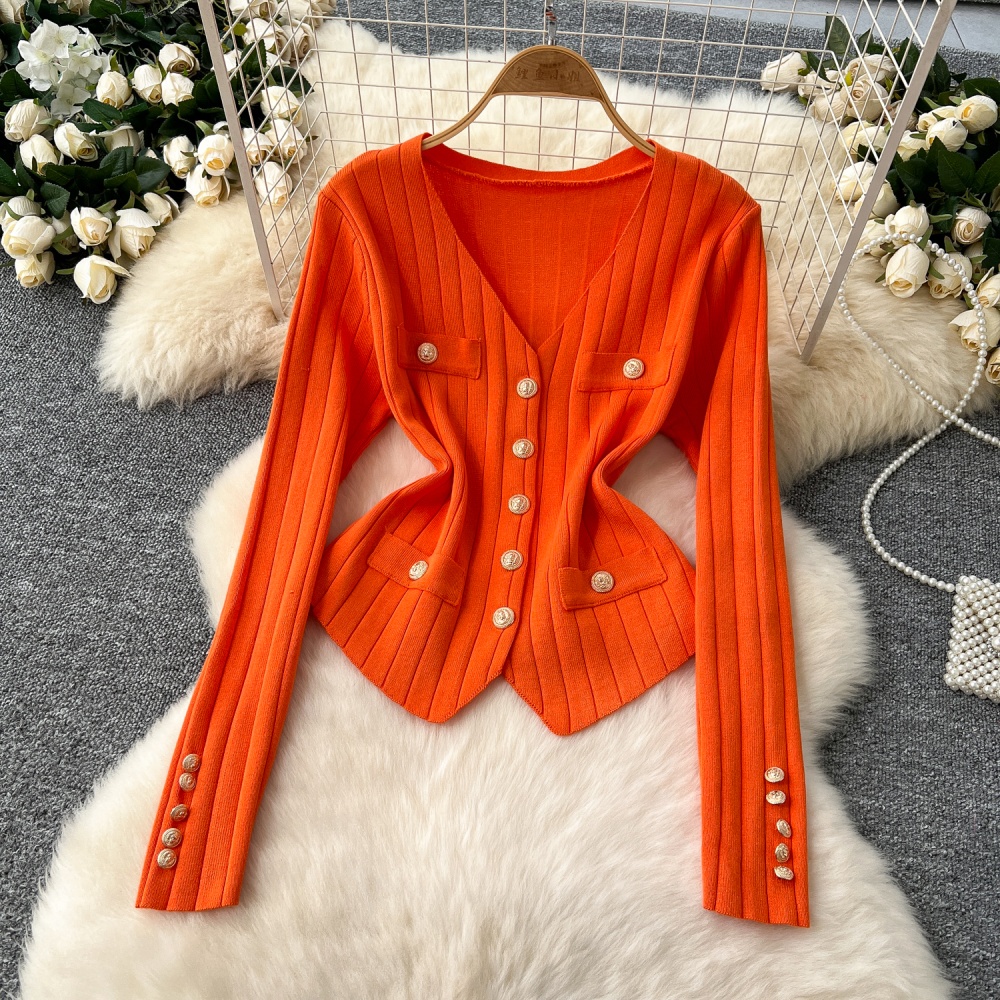 Sleeveless long sleeve skirt knitted vest 3pcs set for women