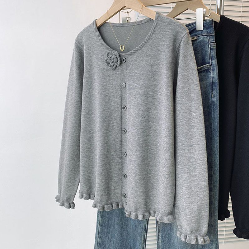 Autumn and winter sweater fat sister bottoming shirt for women