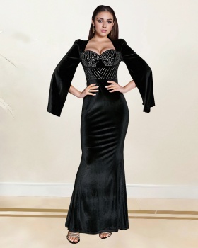 Fashion slim evening dress European style dress for women