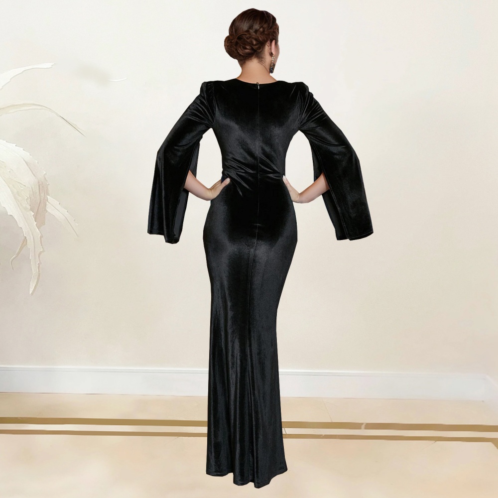 Fashion slim evening dress European style dress for women