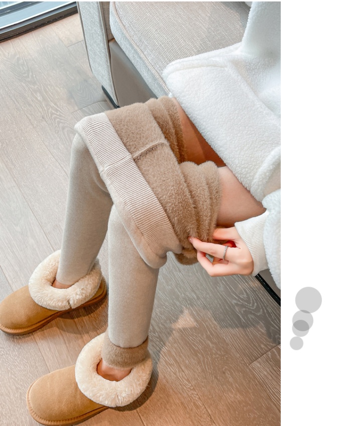 Autumn high waist leggings thick trousers for women