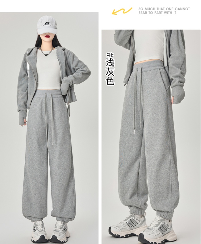 American style bloomers straight sweatpants for women