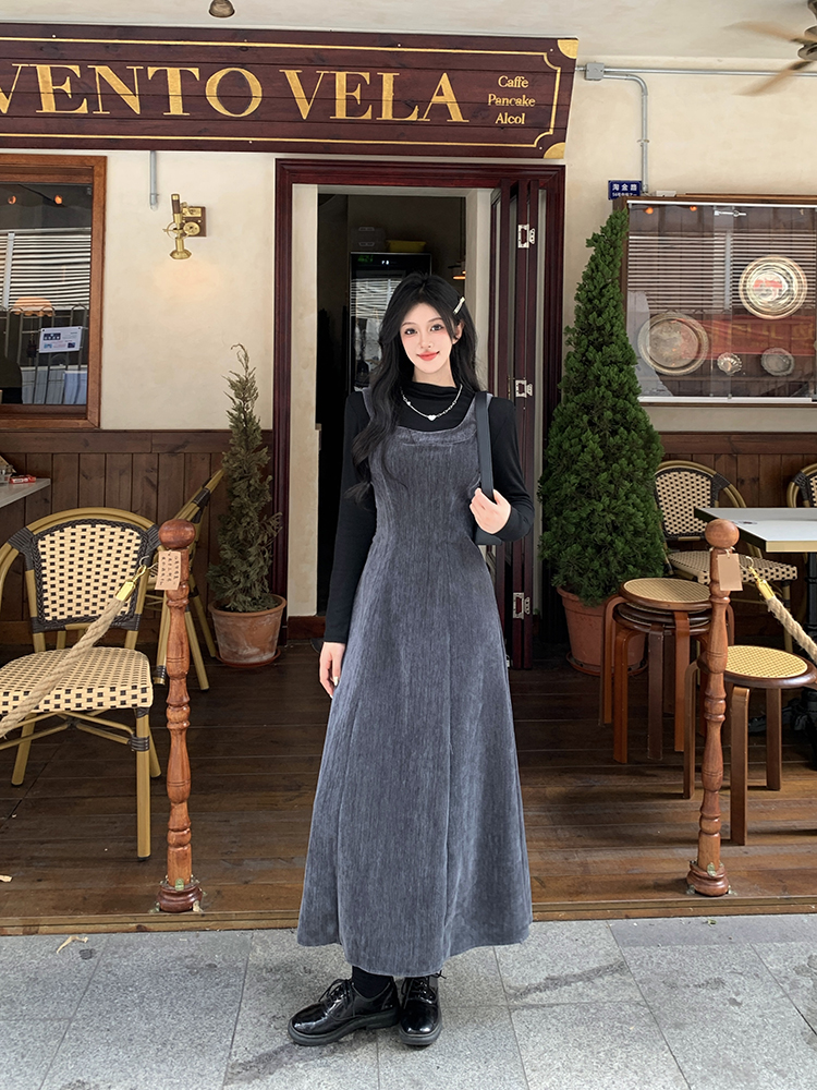 Temperament fashion large yard dress 2pcs set for women