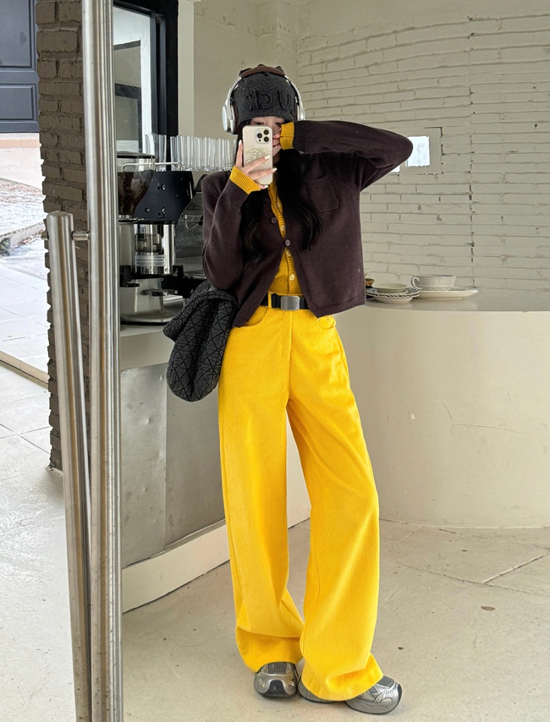 Fat autumn sweater fashion large yard pants 2pcs set