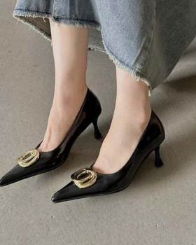 Large yard shoes autumn high-heeled shoes for women