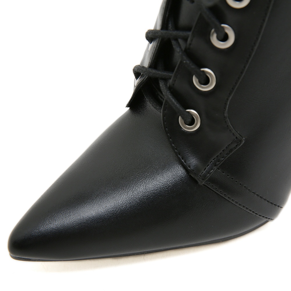 Locomotive pointed boots Punk style stilettos