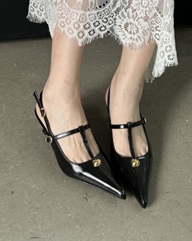 Pointed high-heeled shoes sandals for women