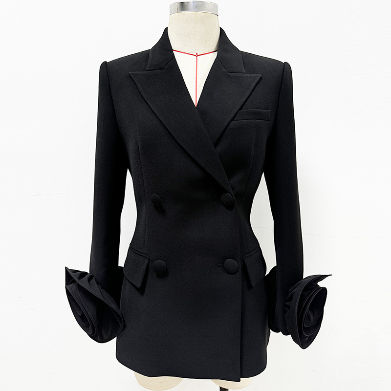 Slim fashion business suit stereoscopic jacket