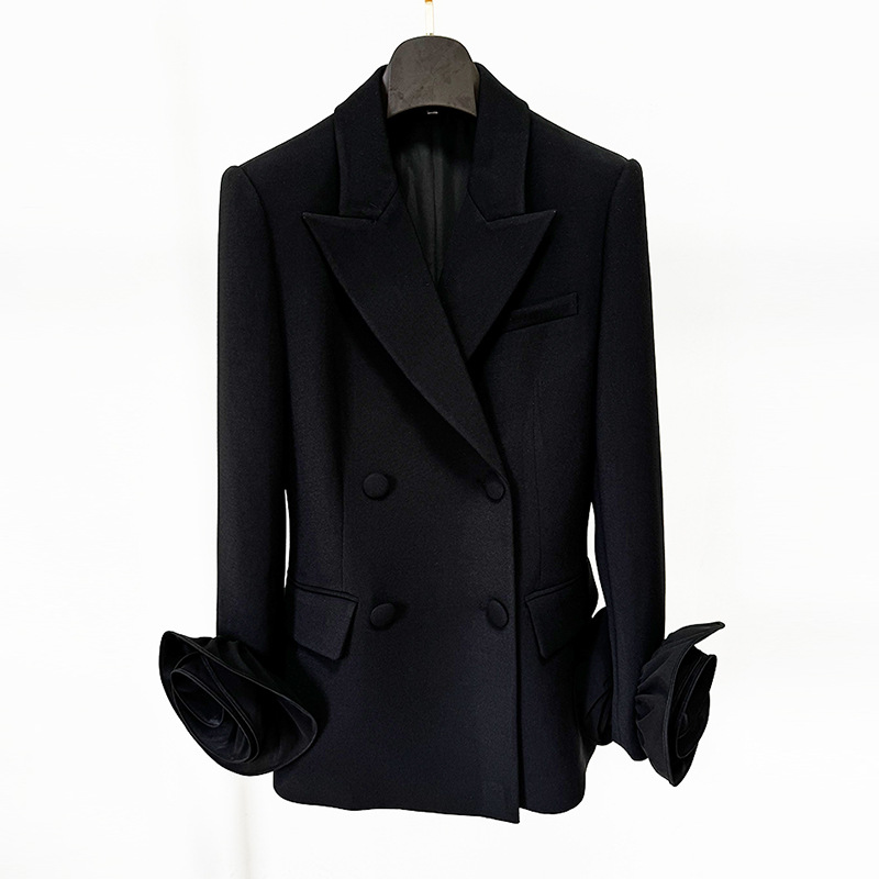 Slim fashion business suit stereoscopic jacket