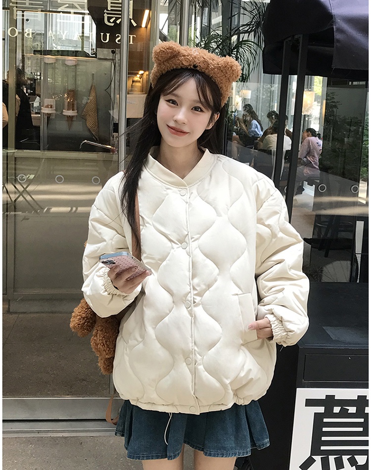 Winter down thick loose large yard cotton coat