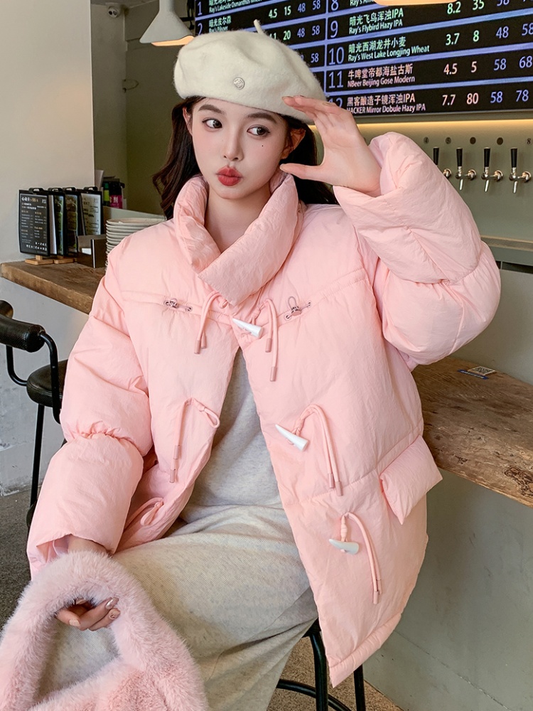 Hooded thick loose thermal bread clothing for women