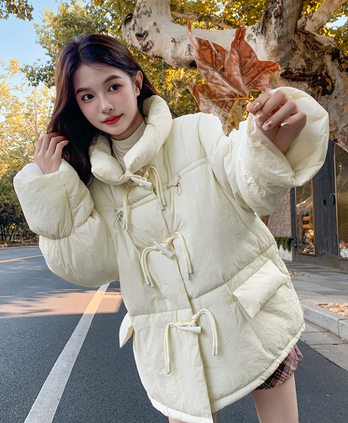 Hooded thick loose thermal bread clothing for women