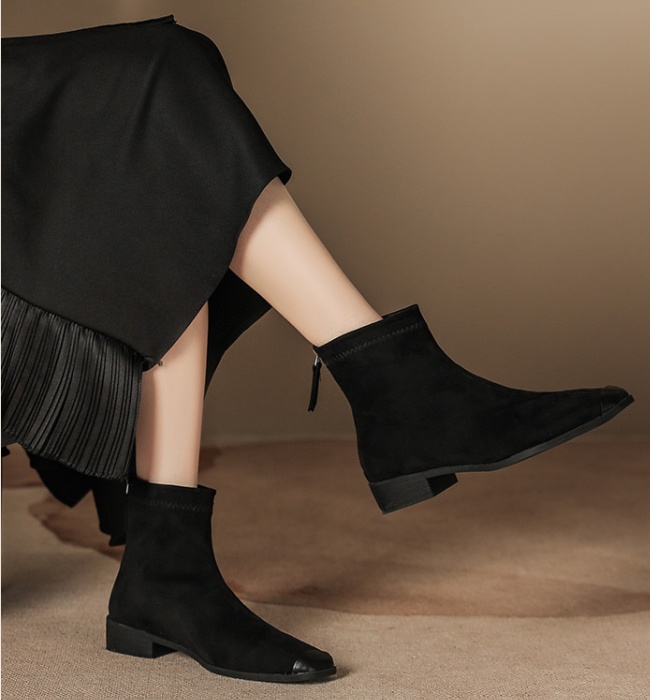 Retro autumn and winter short boots all-match boots for women