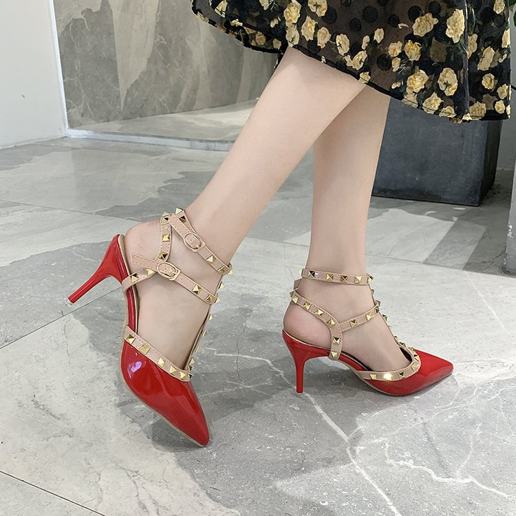 Fine-root fashion shoes France style lady high-heeled shoes