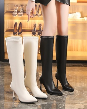 Not exceed knee thigh boots fine-root boots for women