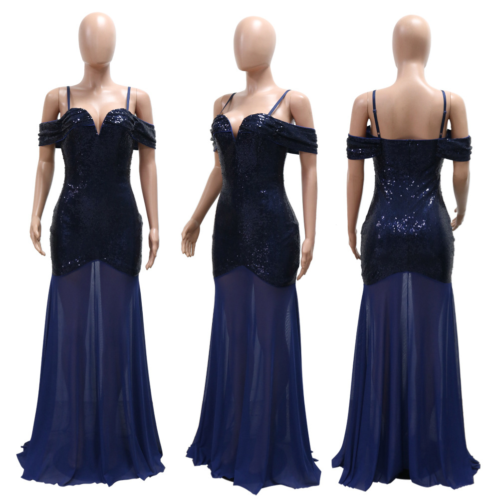 Sexy evening dress European style dress for women