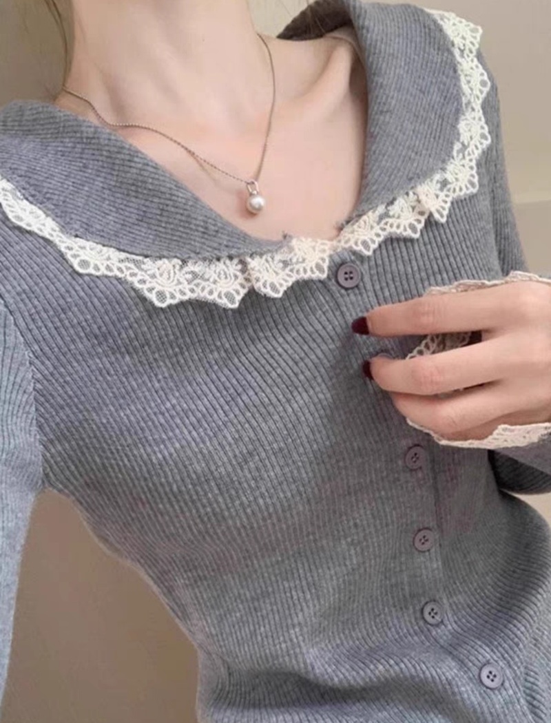 Korean style all-match cardigan Casual sweater for women